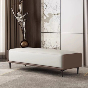 Italian Accessible Luxury Shoe Changing Home Entrance Bedroom Bed End Living Room Entry Clothing Store Bench Long Cloakroom Sofa