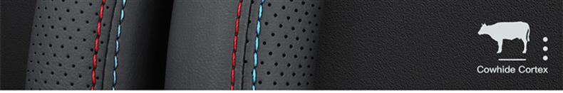 Dropshipping for Aliexpress Temu Foreign Trade Car Steering Wheel Cover, All-Season Model, D-Shaped Breathable Universal Steering Wheel Cover