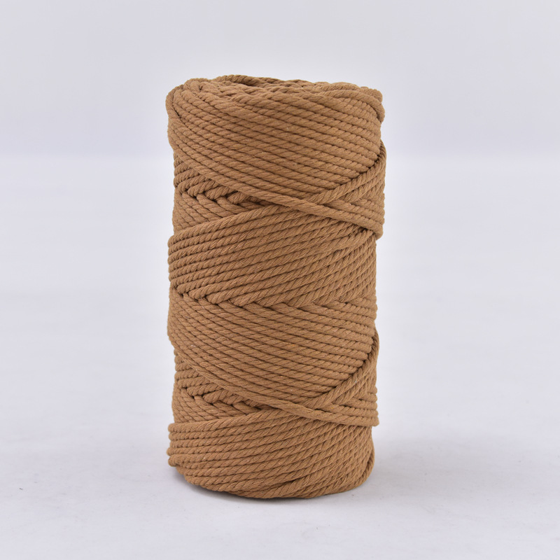 3mm cuerda de algodón colorido diy hecho a mano 4mm cuerda de tapiz cuerda tejida 5mm regalo cuerda de algodón decorativa cuerda de sombrero al por mayor