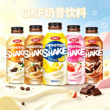 韩国进口OKF奶昔饮料香蕉香草巧克力味铝罐含乳饮品饮料
