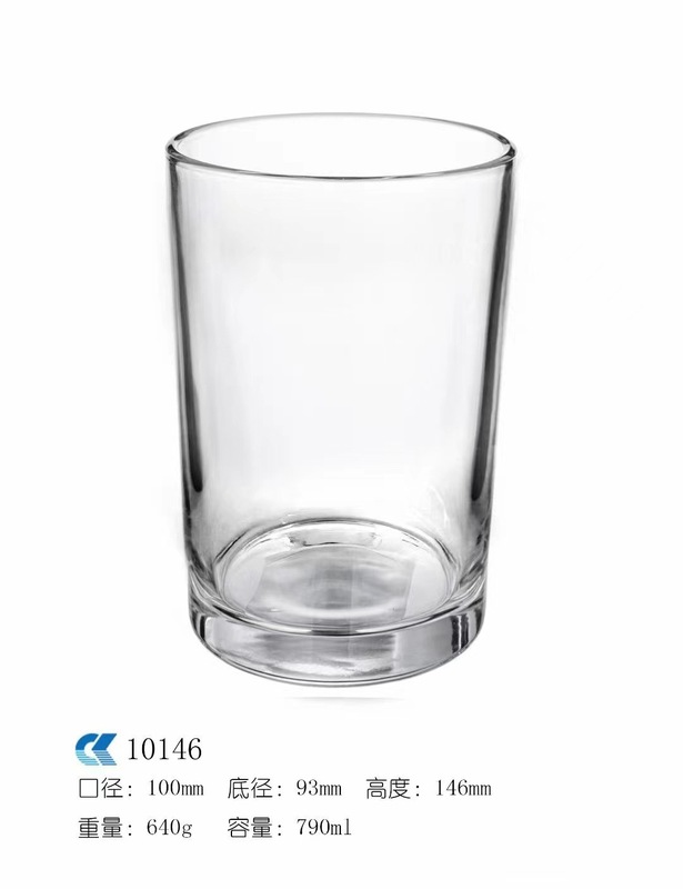 简约自制透明蜡烛杯家用玻璃蜡烛容器批发酒店家摆件加厚烛台空杯|undefined
