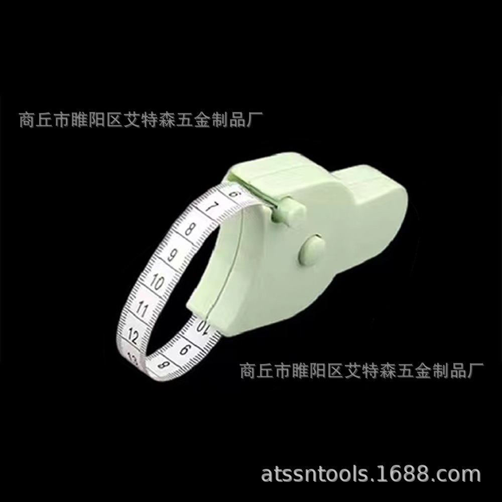 Antorcha de pelo recto de fábrica mango circunferencia de la cintura regla cm pulgada IMC cinta de cuero regla tres circunferencia regla logotipo imprimible