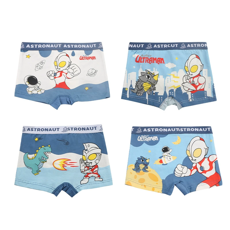 Ultra, Ultraman Тига, детское нижнее белье для мальчиков, хлопковые мультяшные шорты, официальный фирменный магазин, для подростков