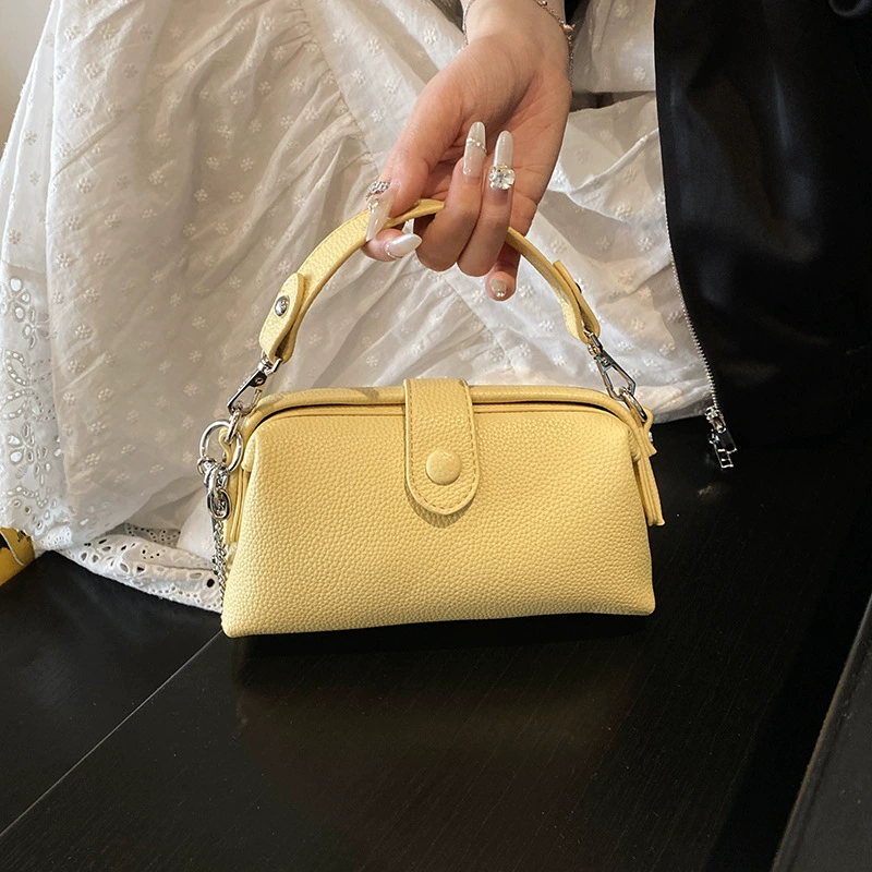 Нишевая дизайнерская корейская сумка ins, женская сумка, сумка через плечо с зажимом, экспортная простая рабочая одежда, сумка через плечо на одно плечо