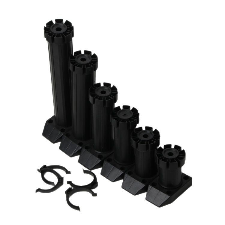 Patas de gabinete de plástico de 50 altura Patas ajustables Patas de gabinete Patas ajustables Patas ajustables Patas ajustables Patas de soporte de muebles ajustables