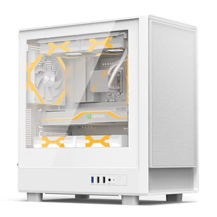 Корпус компьютера Jinhetian Jianyuji настольный DIY стекло боковая прозрачная MATX белый водяное охлаждение корпус