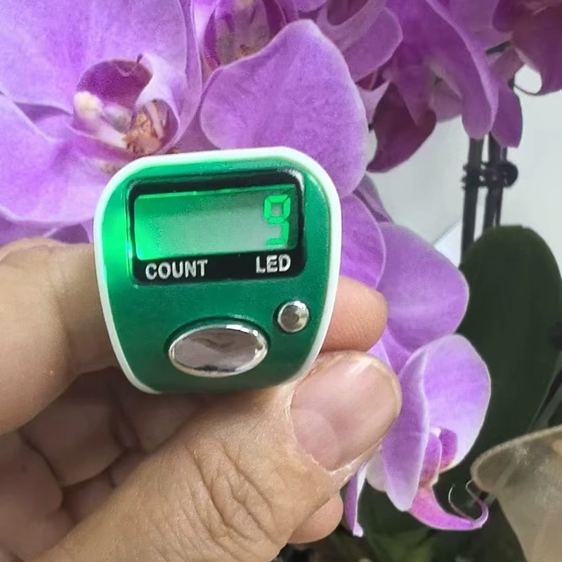 Новый счетчик! Светодиодная машина для подсчета колец, удобный ручной пресс для декомпрессии колец, производитель цифрового счетчика
