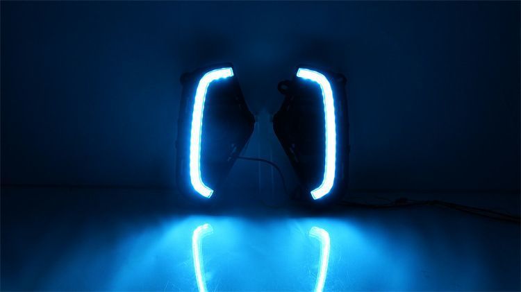 Suitable for 23-24 Rav4 Special Daytime Running Lights Rav4 Daytime Running Lights Led Fog Light Frame Modification Flow
