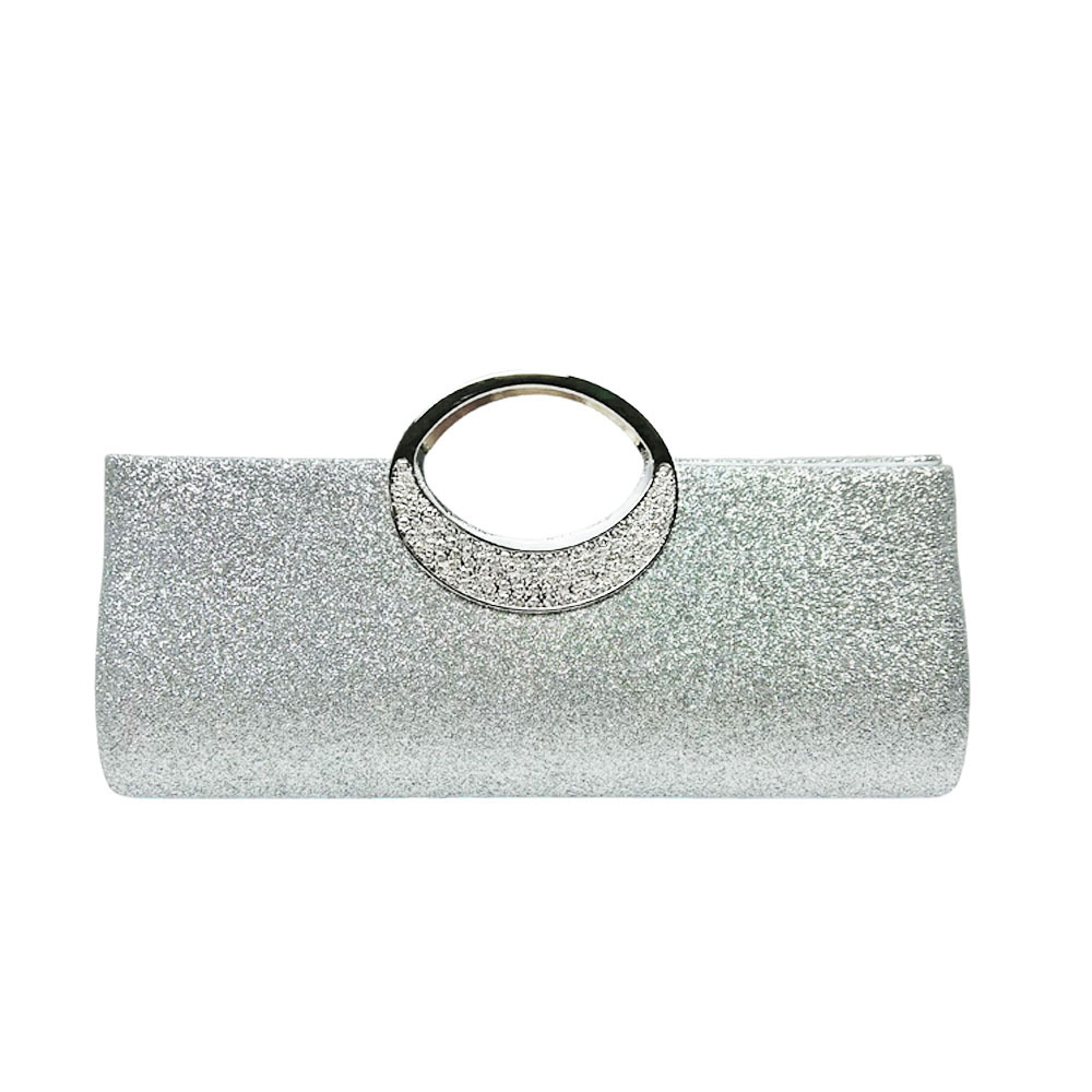 Cross-Border New Evening Bag Sparkling Handbag Versatile Banquet Shoulder Crossbody Bag Luxury Diamond-Encrusted Elegant Clutch - Thumbnail 5