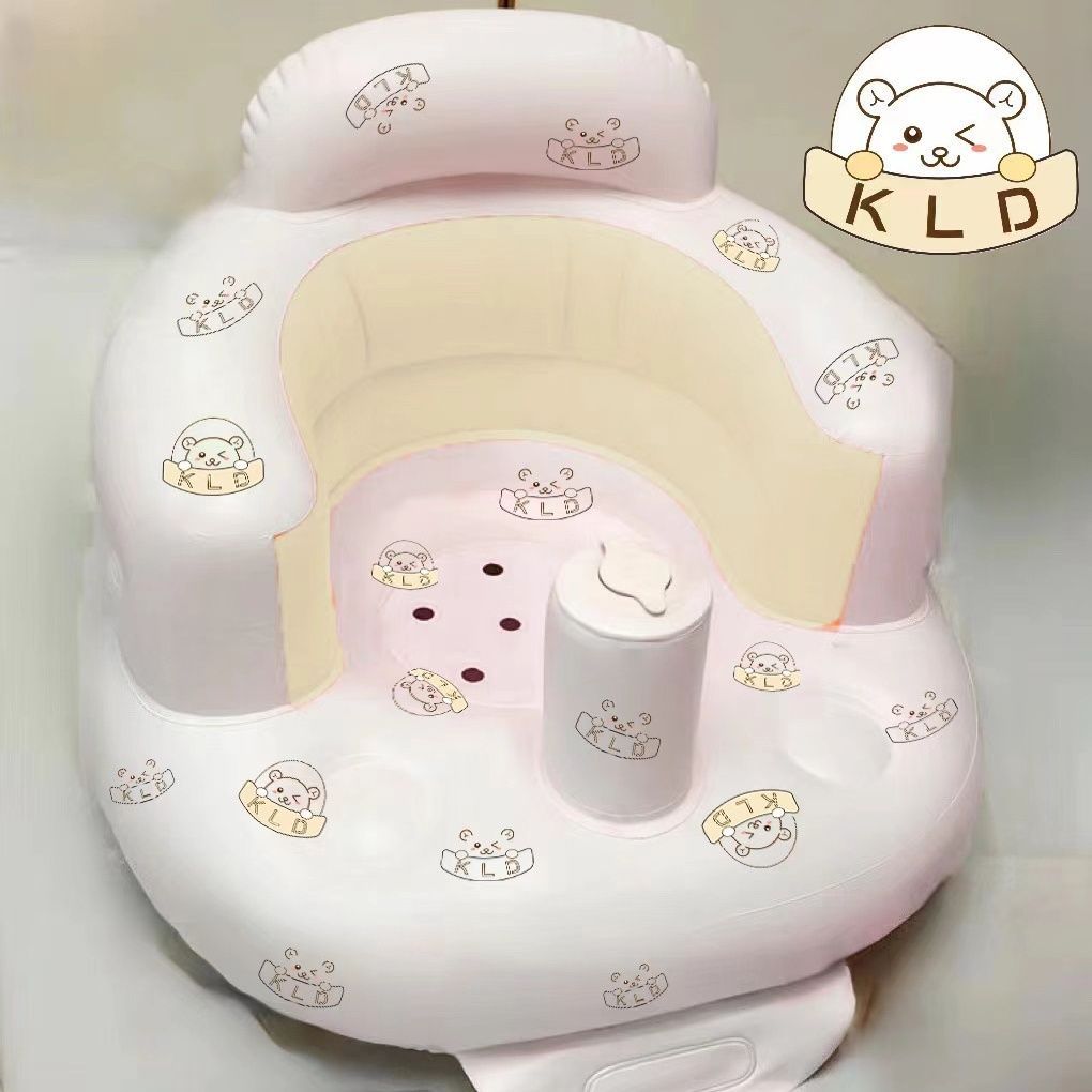 Baby Learning Chair, Baby Inflatable Sofa, Learning Sitting Artifact, Children's Anti-Fall Training Chair, Multi-Functional Seat, Dining Chair