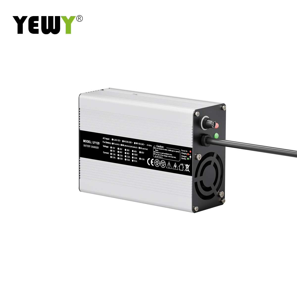 72V10A铅酸锂电充电器CE、ROHS认证充电器