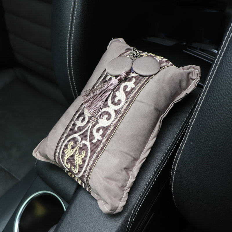 Mi Tian – Embroidered Bamboo Aktiv kömürlü qoxu uducular - brown