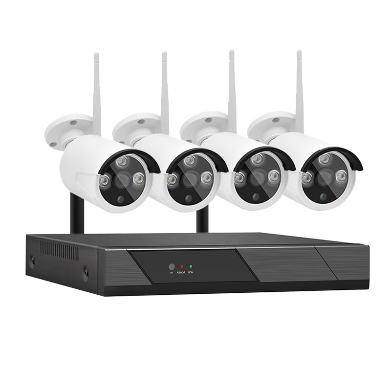 Equipo de monitoreo inalámbrico para el hogar traje HD visión nocturna por infrarrojos monitoreo remoto teléfono móvil 4-Way WiFi Cámara