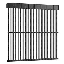 LED户外格栅屏透明显示高清广告防水大屏幕