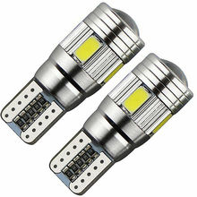܇LEDʾ T10 5630 6SMD W5W ՟xcanbusaС