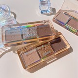 Матовые палетка теней, хайлайтер, осветляющие тени для контуринга для лица, три цвета, «три в одном»