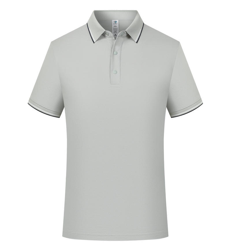 Camiseta polo personalizada de tamaño transfronterizo camiseta de trabajo camiseta cultural bordada logotipo revestido vestido de trabajo de manga corta personalizado