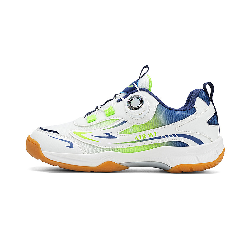 Nuevos botones giratorios casuales zapatos de bádminton transpirables pareja ligera zapatos de tenis de mesa zapatos de entrenamiento de tenis masculino