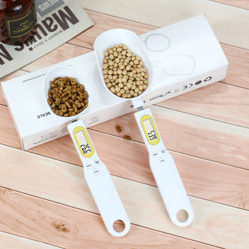 Weighing electronic scale gram scale household precision food electronic scale rechargeable electronic measuring spoon scale coffee ingredient gram scale