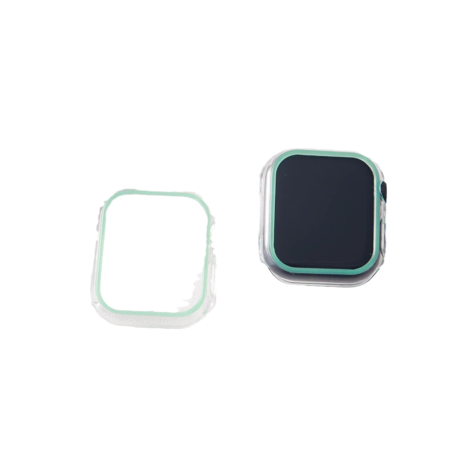 Совместимо с Apple S10 поколения смарт-часы защитный корпус из жесткого прозрачного материала с полым дизайном, светящаяся защита, iwatch987654 поколения, полупакет