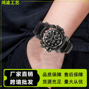Personalized Outdoor Fashion Sports Watch Polyester Paracord Braided Strap Multifunctional Field Emergency Survival Watch