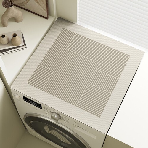Quiet wind drum washing machine cover pad absorbs water and skid-proof household dirt and dust resistant TEMU cross-border labeling on behalf of generation