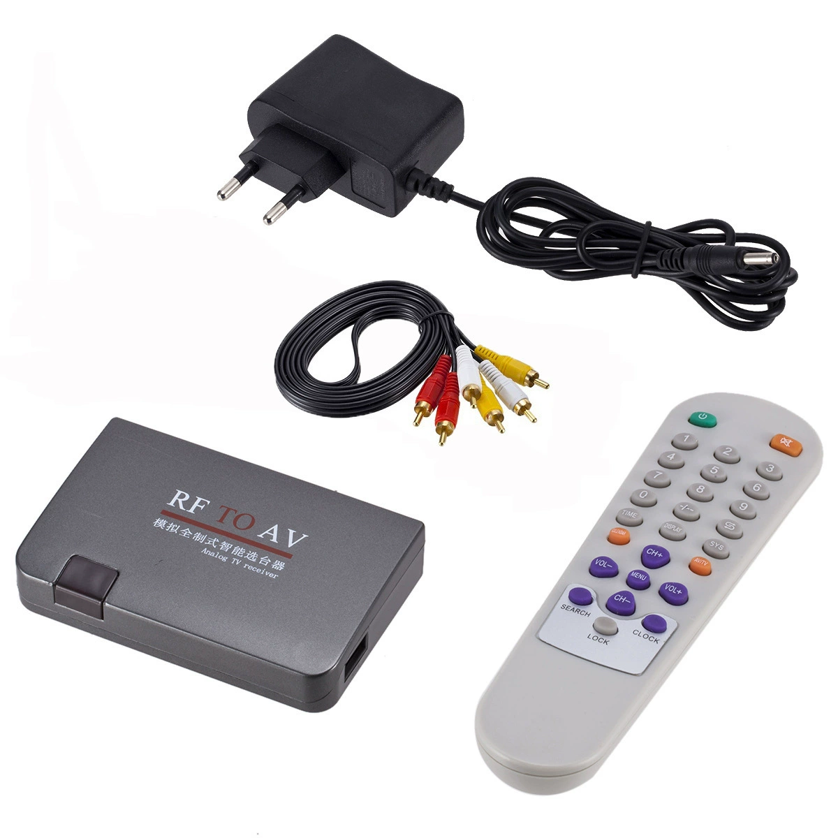 RF To AV simulation full -made smart platform RF closed -circuit cable AV converter RF radio frequency receiver