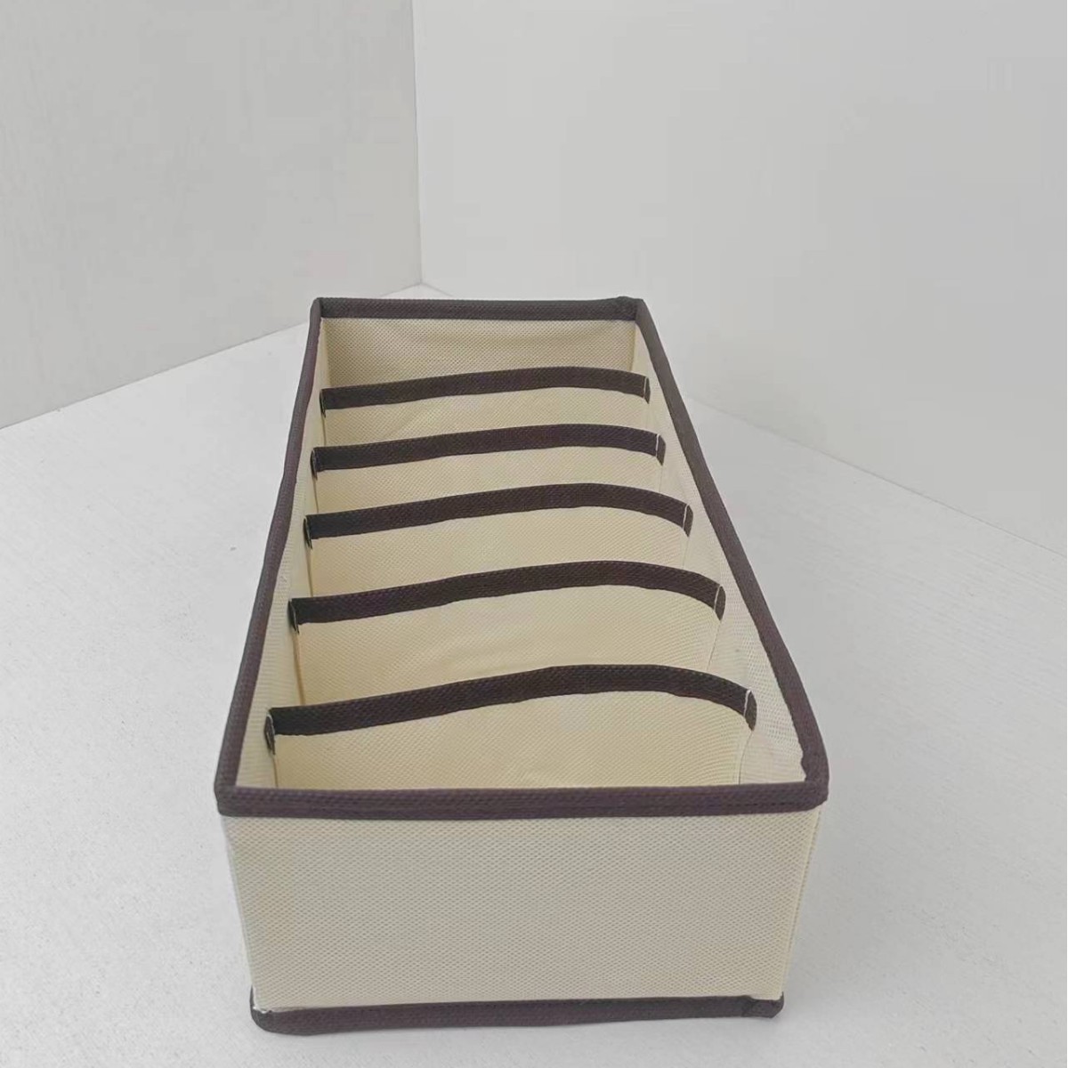 Caja de almacenamiento de ropa interior de malla plegable calcetines sujetador ropa interior cajón caja de almacenamiento separada conjunto de cuatro piezas