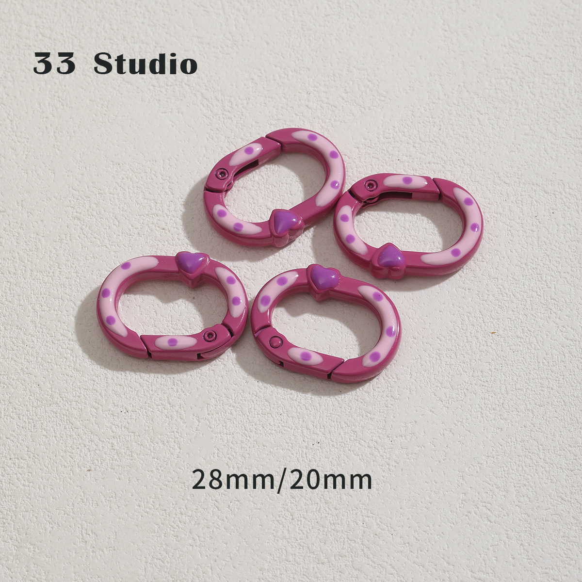 #22 Hand-painted ring (1 piece)