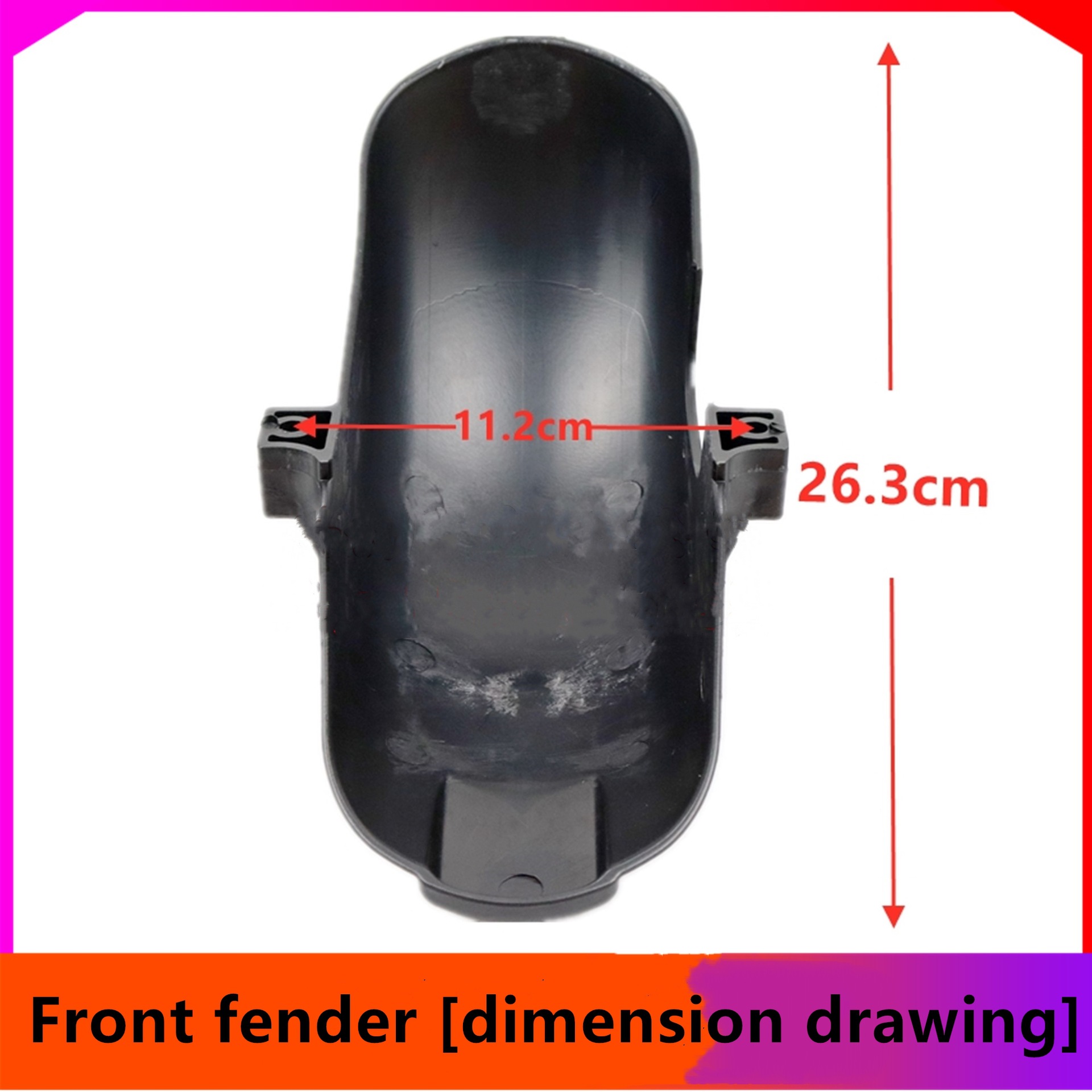10-inch rear fender with taillight suitable for KUGOO M4/M4 hilop Pro accessories electric scooter