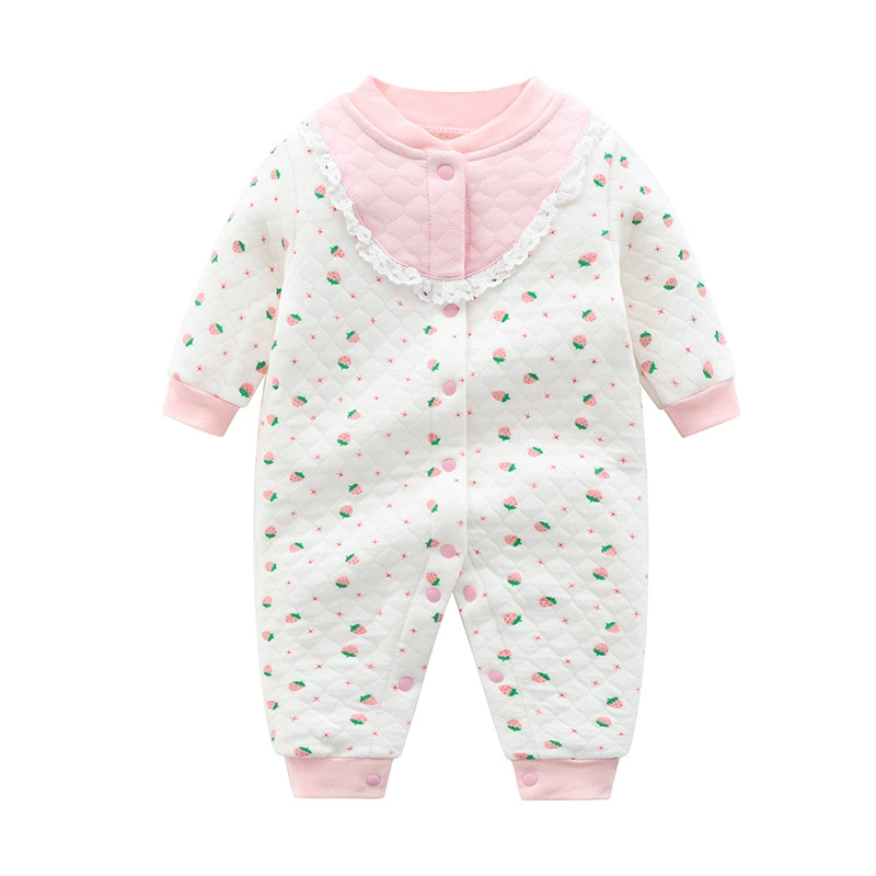 Children's demi-season thermal underwear, set for new born, overall girl's, cotton keep warm bodysuit, pijama, increased thickness