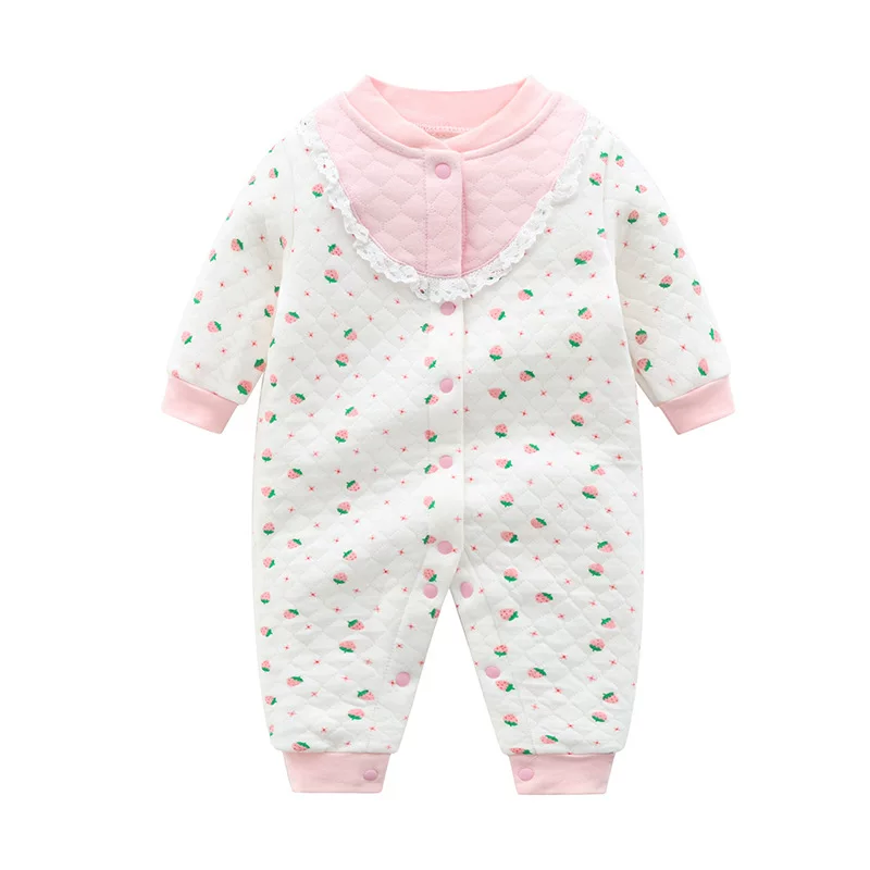 Children's demi-season thermal underwear, set for new born, overall girl's, cotton keep warm bodysuit, pijama, increased thickness