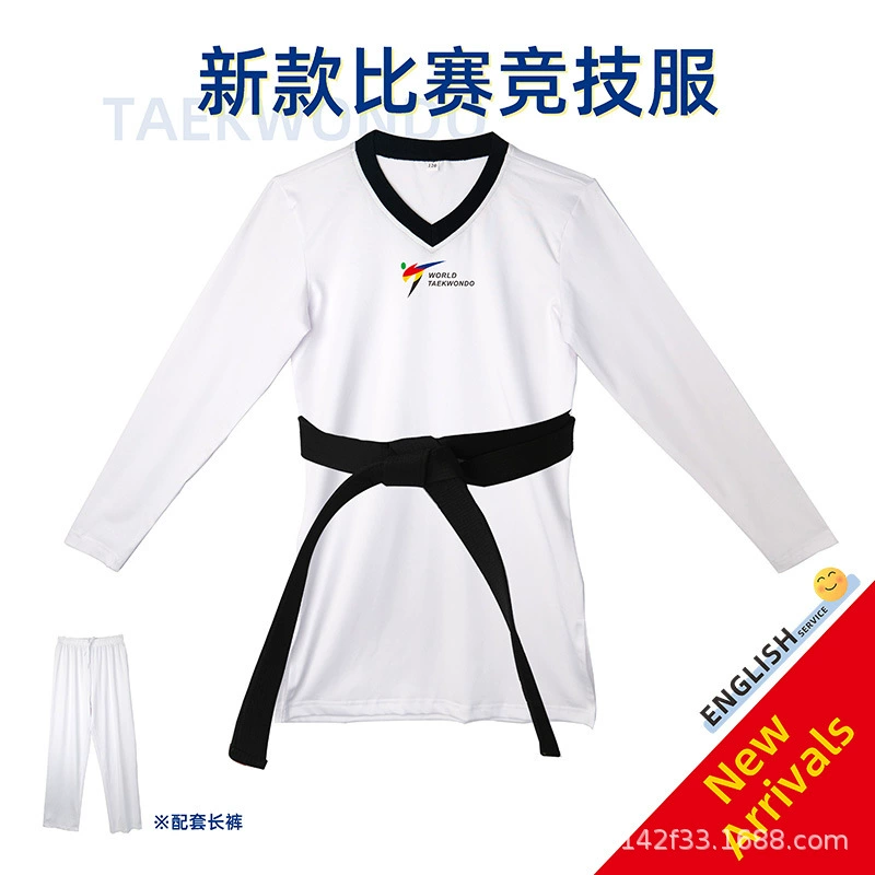 Новые правила тхэквондо тхэквондо плотная эластичная спортивная одежда летняя национальная команда