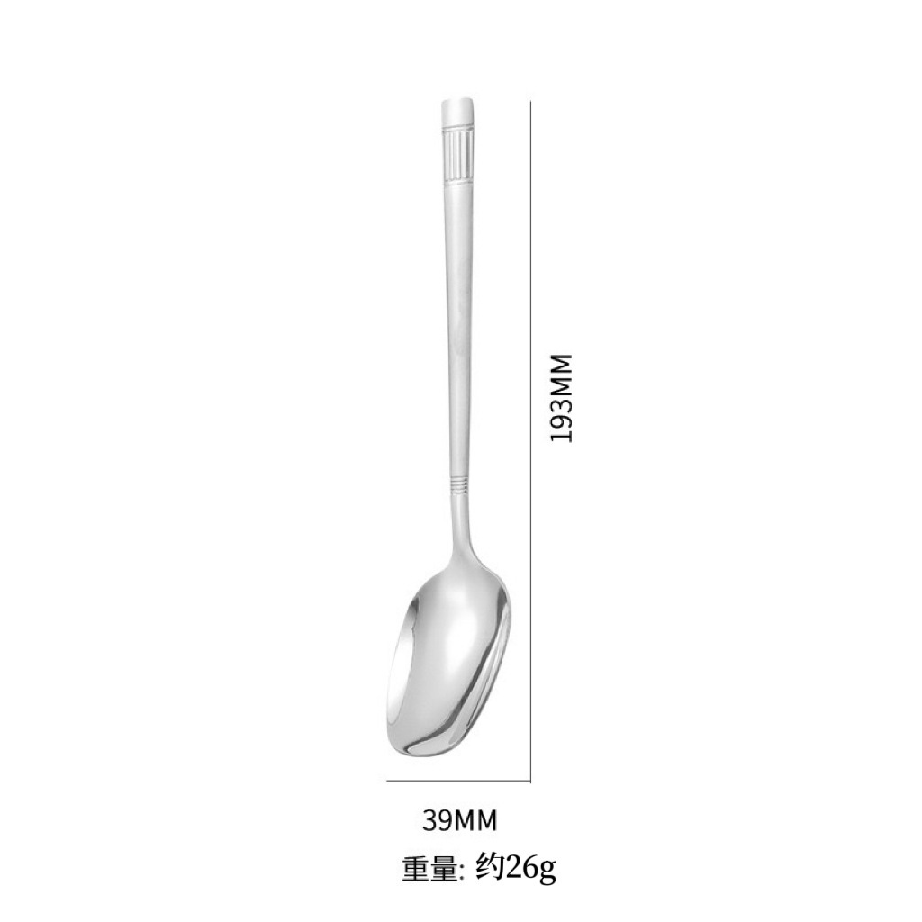 랜턴 스푼 실버 [강한 던지기] 샌드블래스트 처리된 손잡이