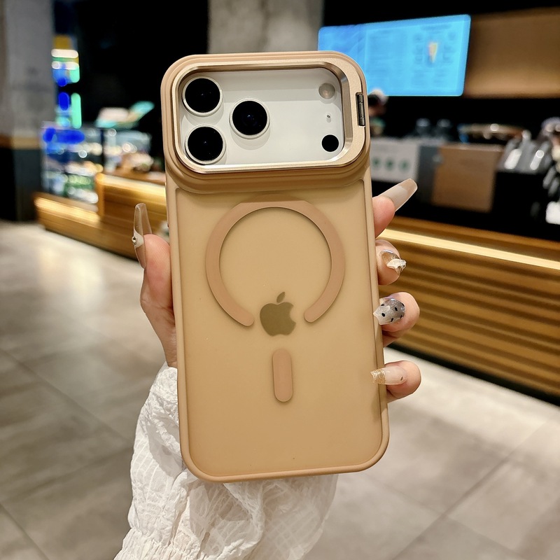 iPhone17promax镜头支架手机壳苹果16磁吸15肤感磨砂14防摔保护套|undefined