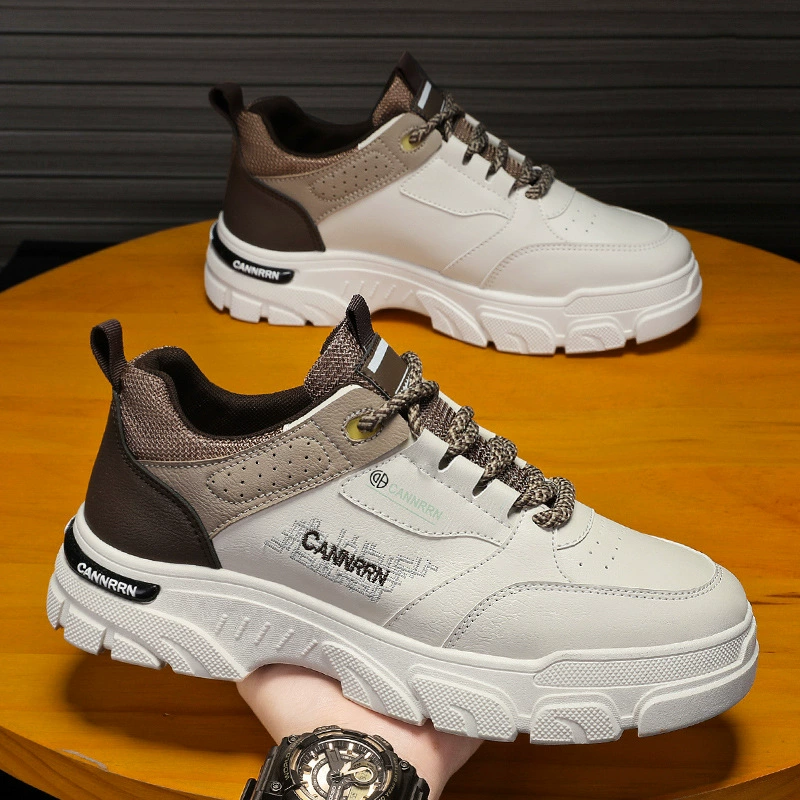 Осенние мужские туфли новые дышащие ботинки Martin сапоги мужские корейские модные кроссовки на толстой подошве повседневные кроссовки