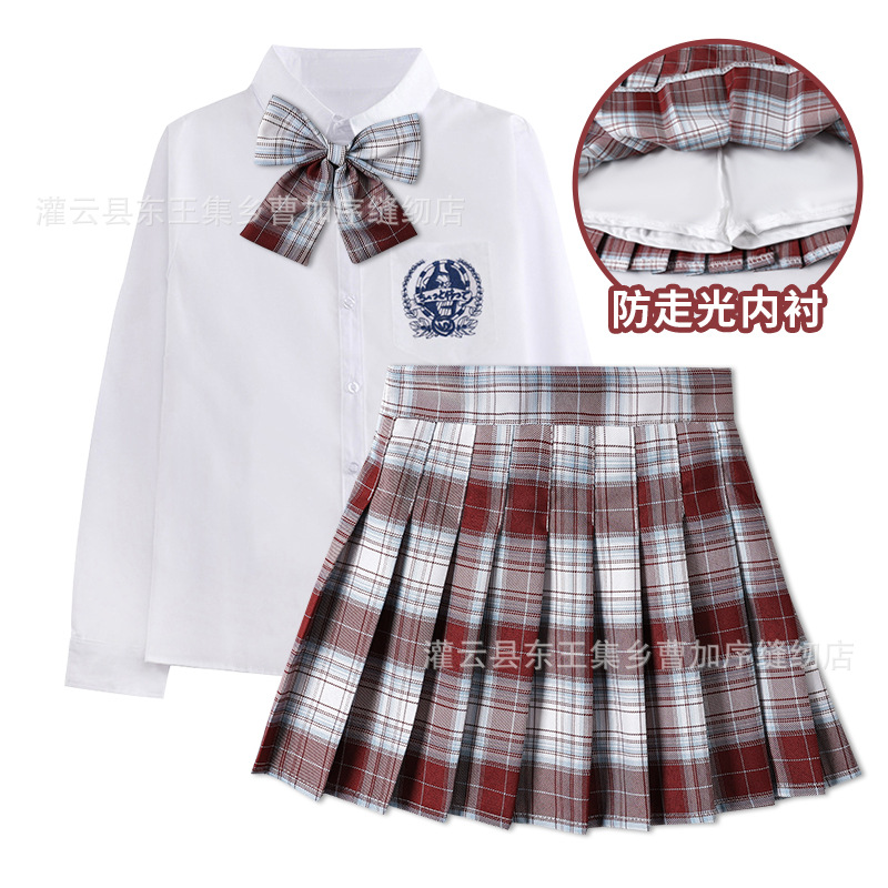 Skirt, long-sleeve, sleeves, set