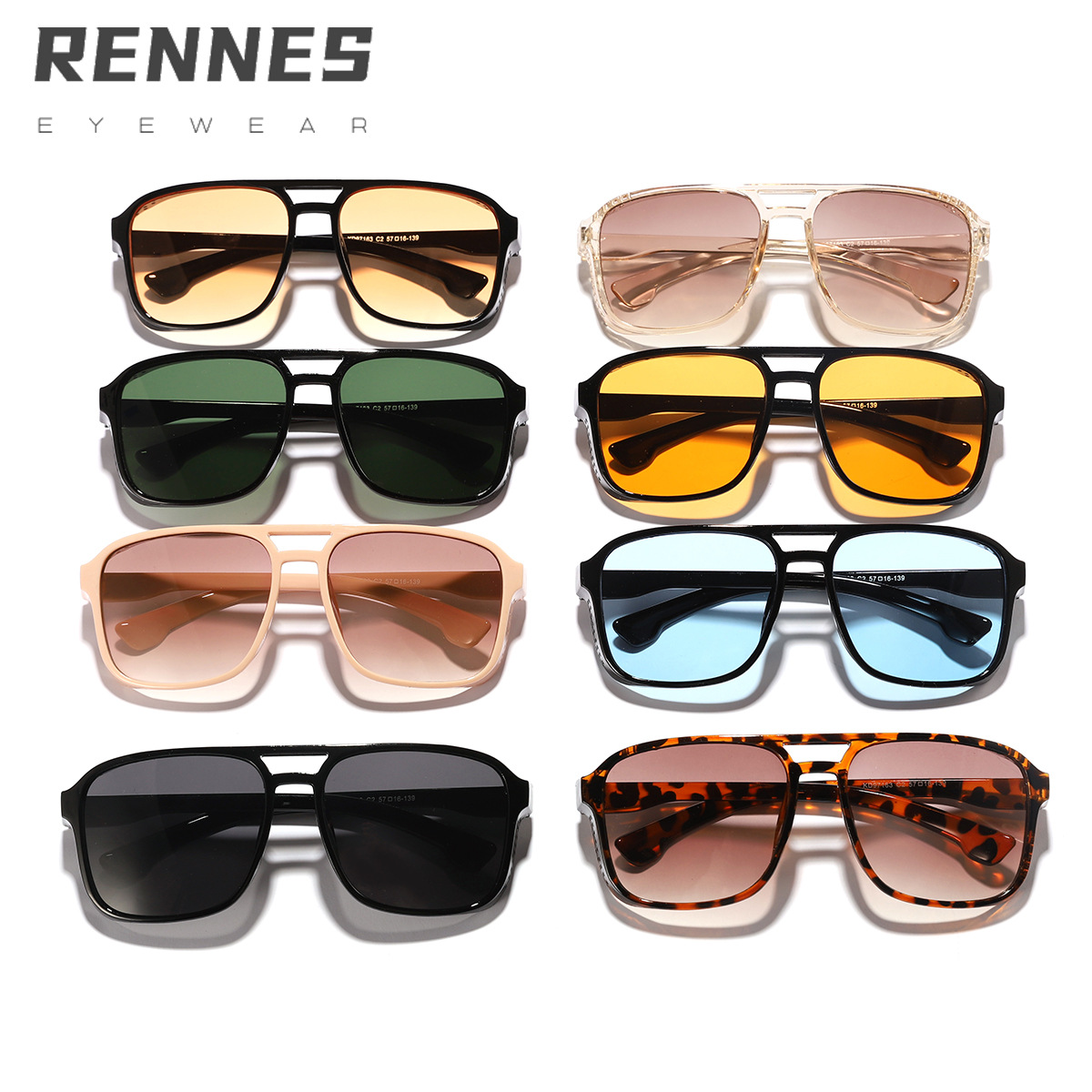 2024 nuevo Steampunk océano color lente moda protección solar gafas de sol al aire libre desgaste esencial gafas de sol