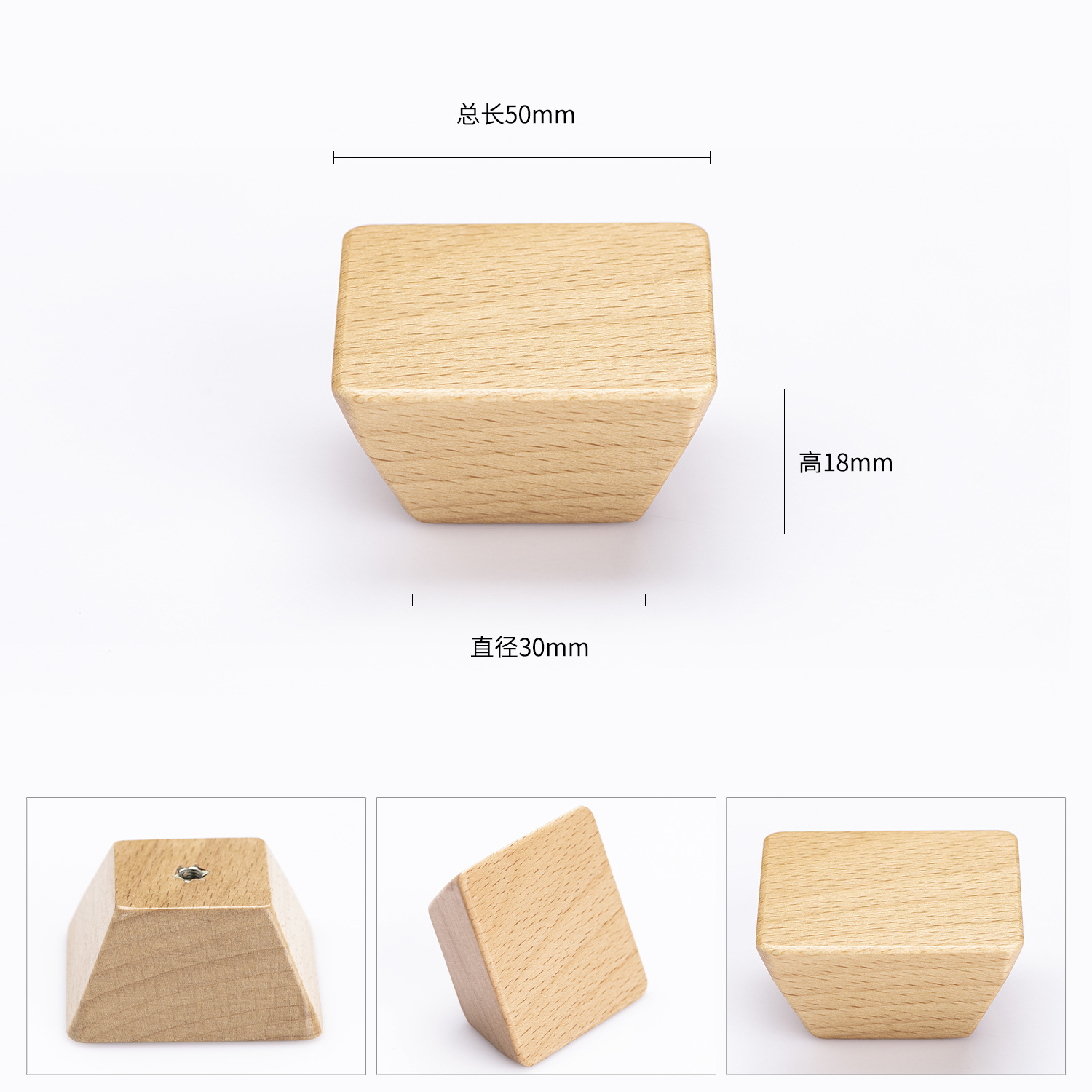 Manija de registro larga manija de la puerta de madera maciza cajón armario puerta manija de madera de alta gama manija del gabinete de madera