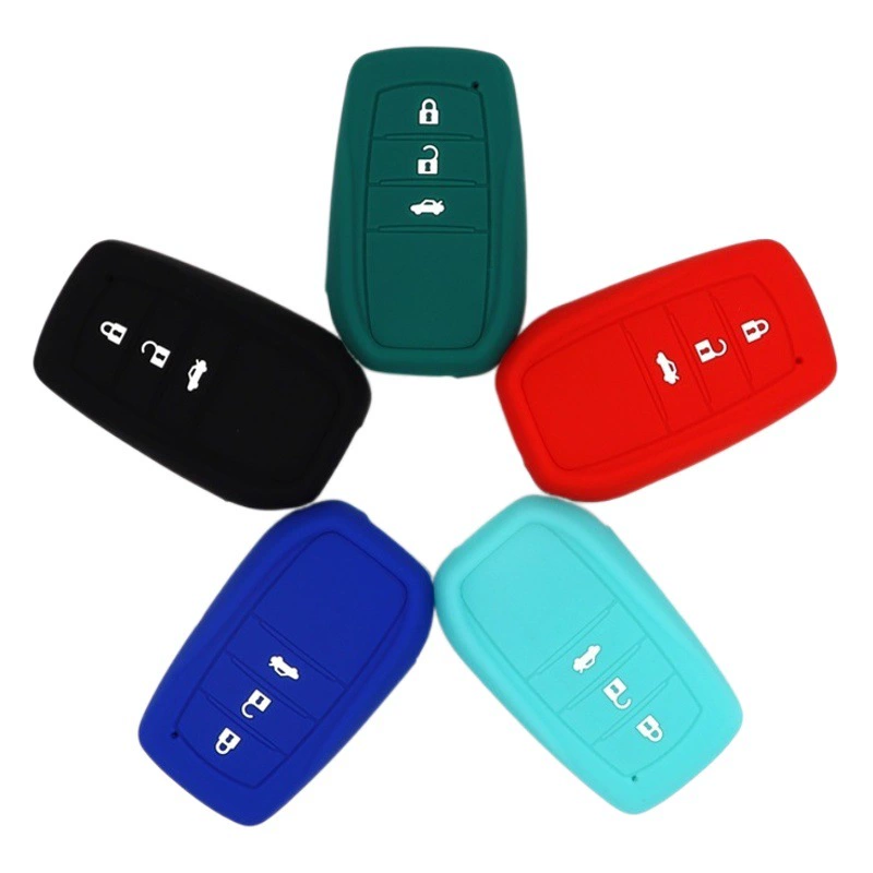 Подходит для Toyota Camry Crown Lu Fang Lei Ling Highlander Prado Азиатский Дракон чехол для ключей от автомобиля Мягкая резиновая сумка