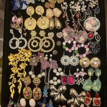 银针花朵珍珠圆圈耳环时尚清新甜美设计耳环轻奢小众高级感耳饰女