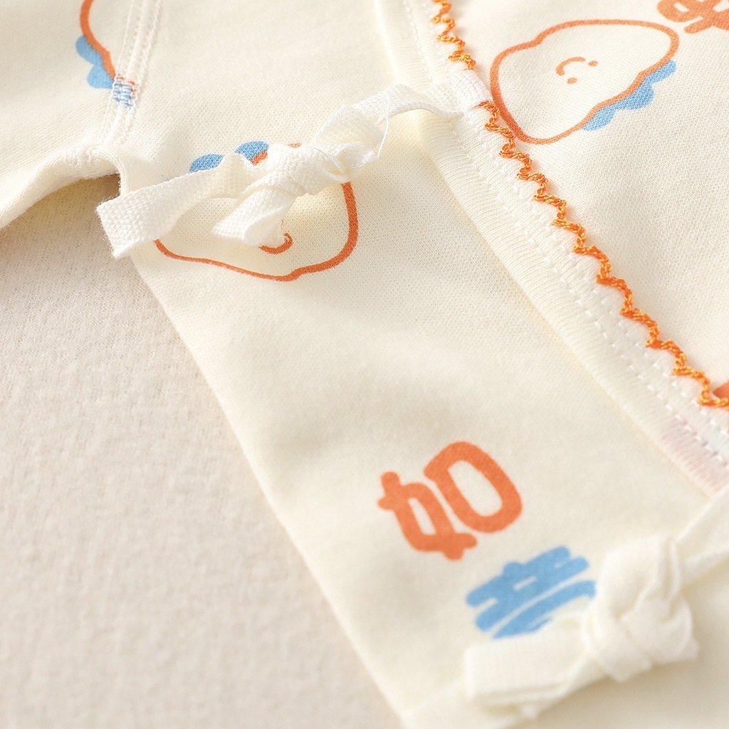 Recién nacido recién nacido Ropa niños y niñas bebé mono primavera y otoño pijamas mameluco mariposa ropa todo puro algodón