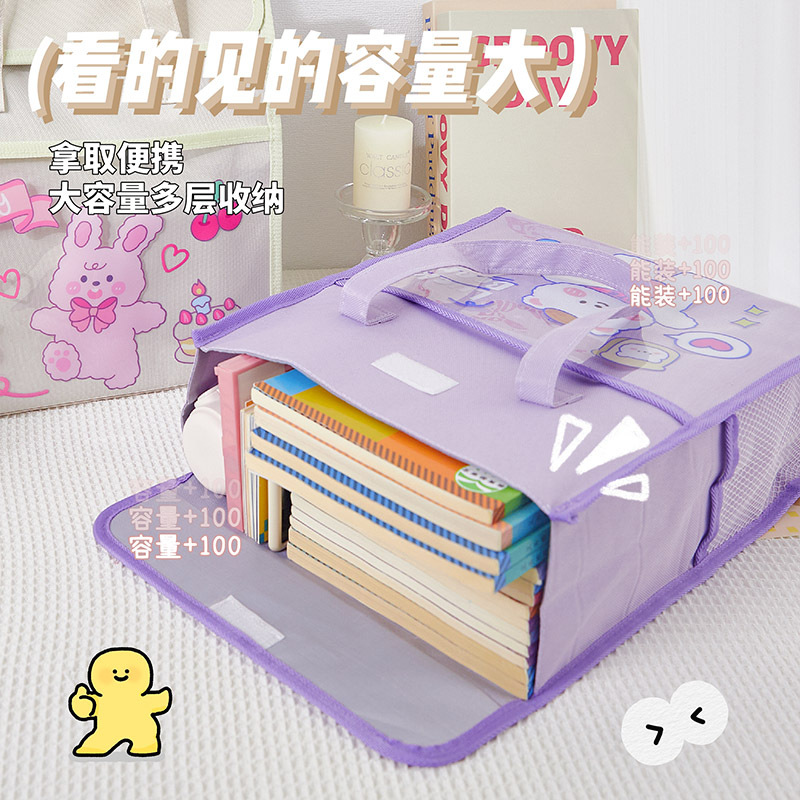 Tutorial bolsa estudiante bolso libro bolsa Escuela Primaria estudiante chica niño bolsa de archivo bolsa de arte de la lona