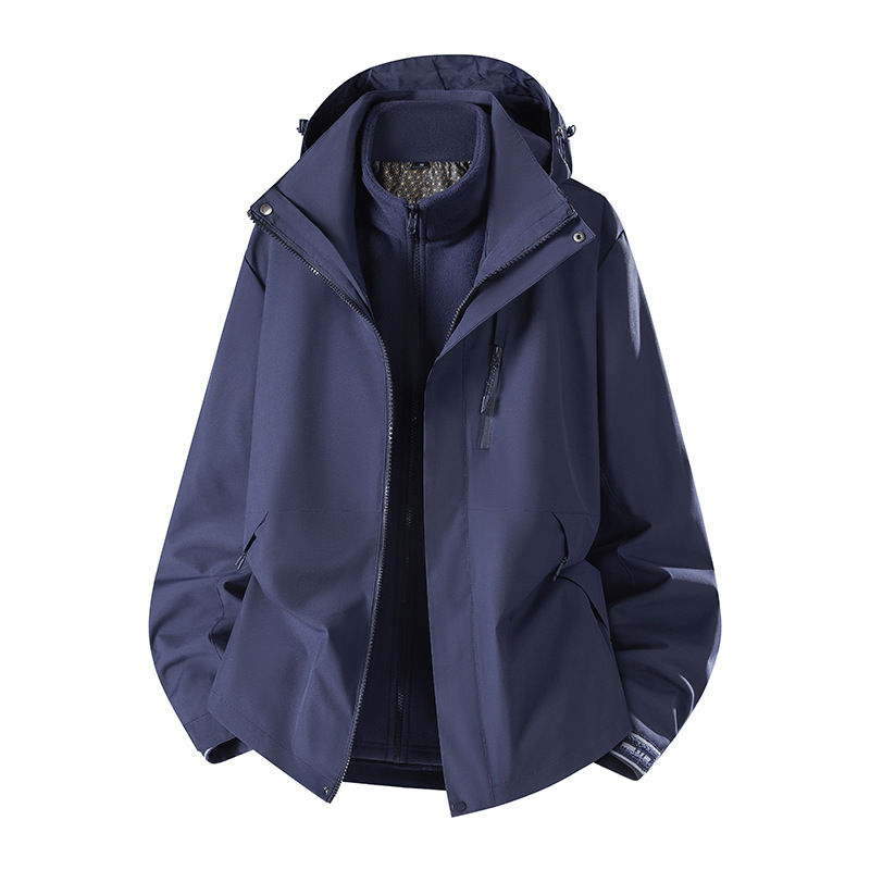 2026 chaqueta de asalto al aire libre 3 - en - 1 hombre y mujer chaqueta deportiva de capa suave chaqueta de montaña chaqueta impermeable