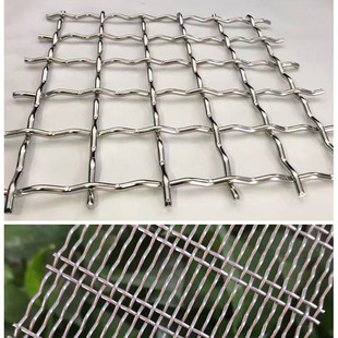 Medium frequency furnace leakage alarm stainless steel woven mesh stainless steel crimped wire mesh filter wire mesh metal mesh sheet