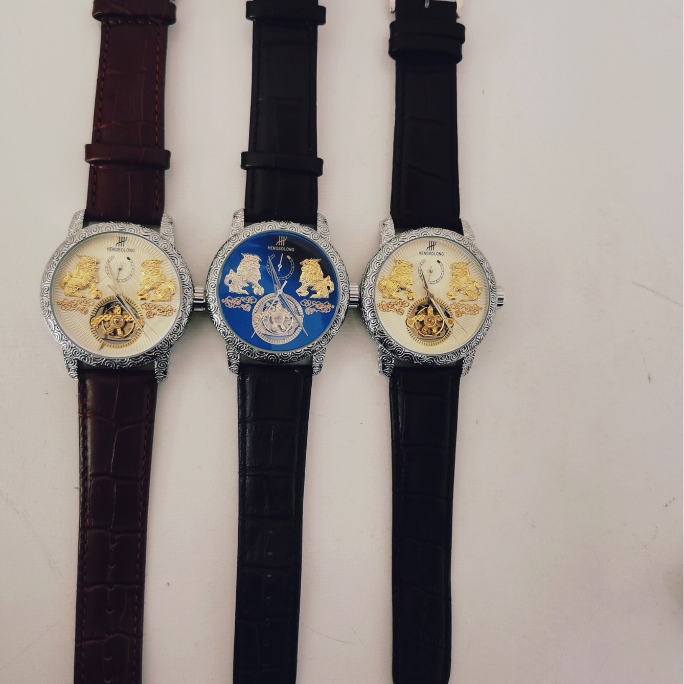 2026 Factory Direct Double Kirin Tourbillon Mechanical Large Dial Men's Watch Domestic Luminous Retro Fully Automatic Classic_voghion.com
