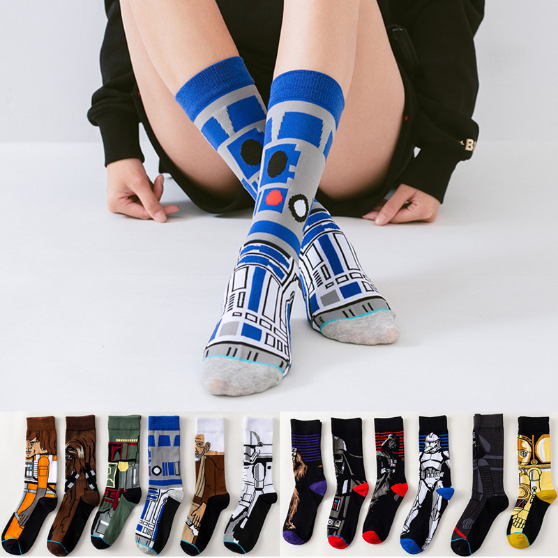 Unisex / both men and women can trend Star Wars tube socks