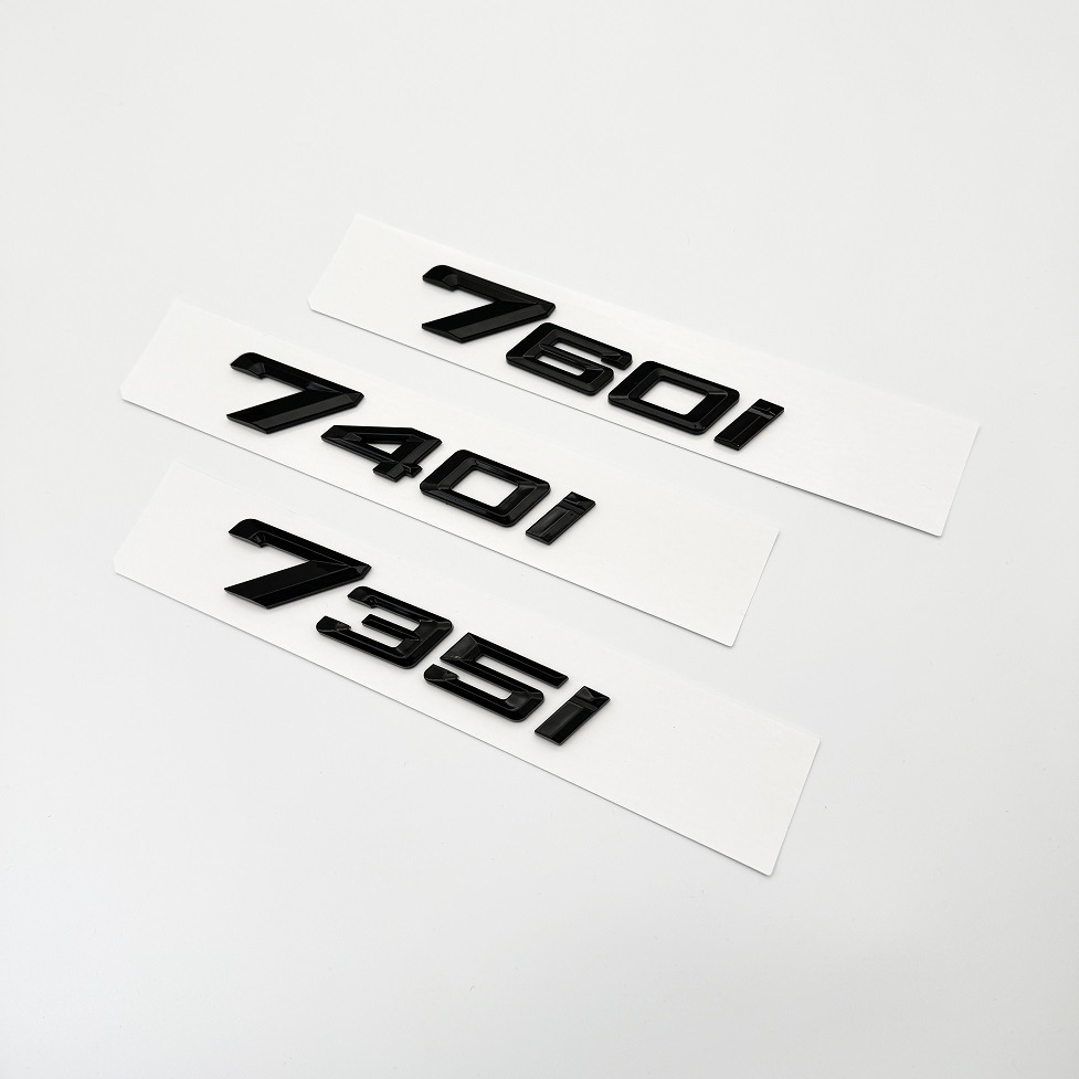Applicable to BMW 23 7-series rear letter label 735i740i modified digital displacement label 740Li car label