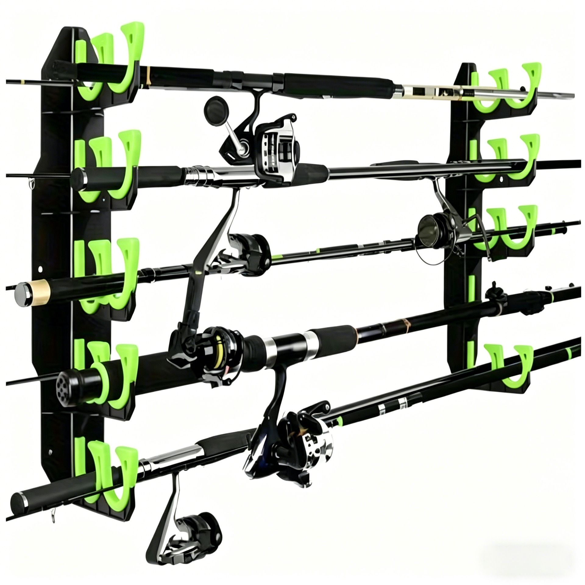 New cross-border fishing rod holder for garage