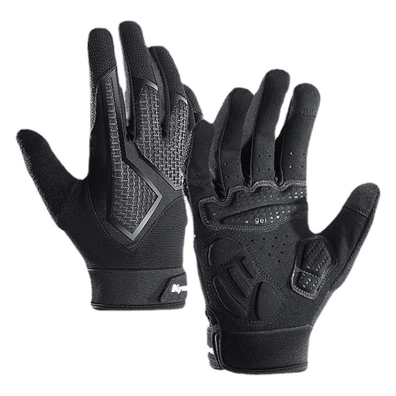 Guantes de Ciclismo Deportivos para Primavera y Otoño, Estilo Deportivo, Dedos Largos, Ultrafibra, Protección Solar, Resistentes al Desgaste, Antideslizantes, Absorción de Impactos, Venta al por Mayor